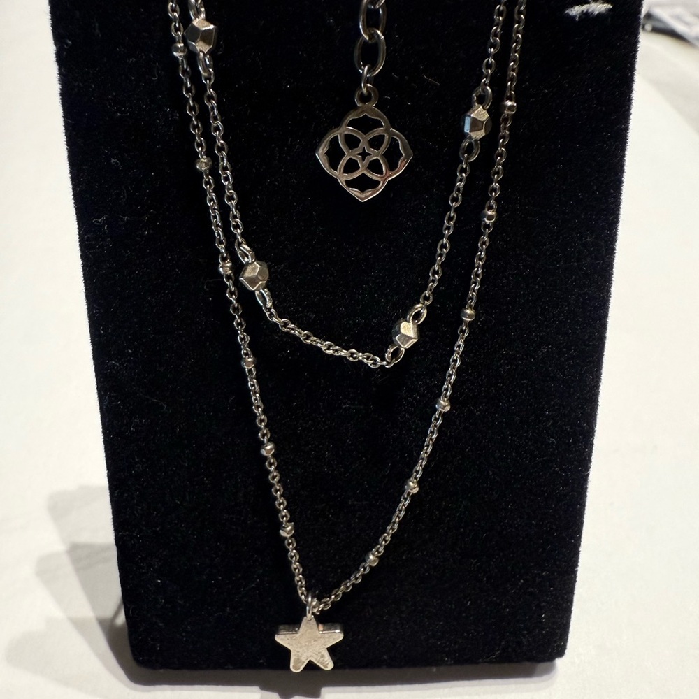 Kendra Scott Silver Star Charm Necklace